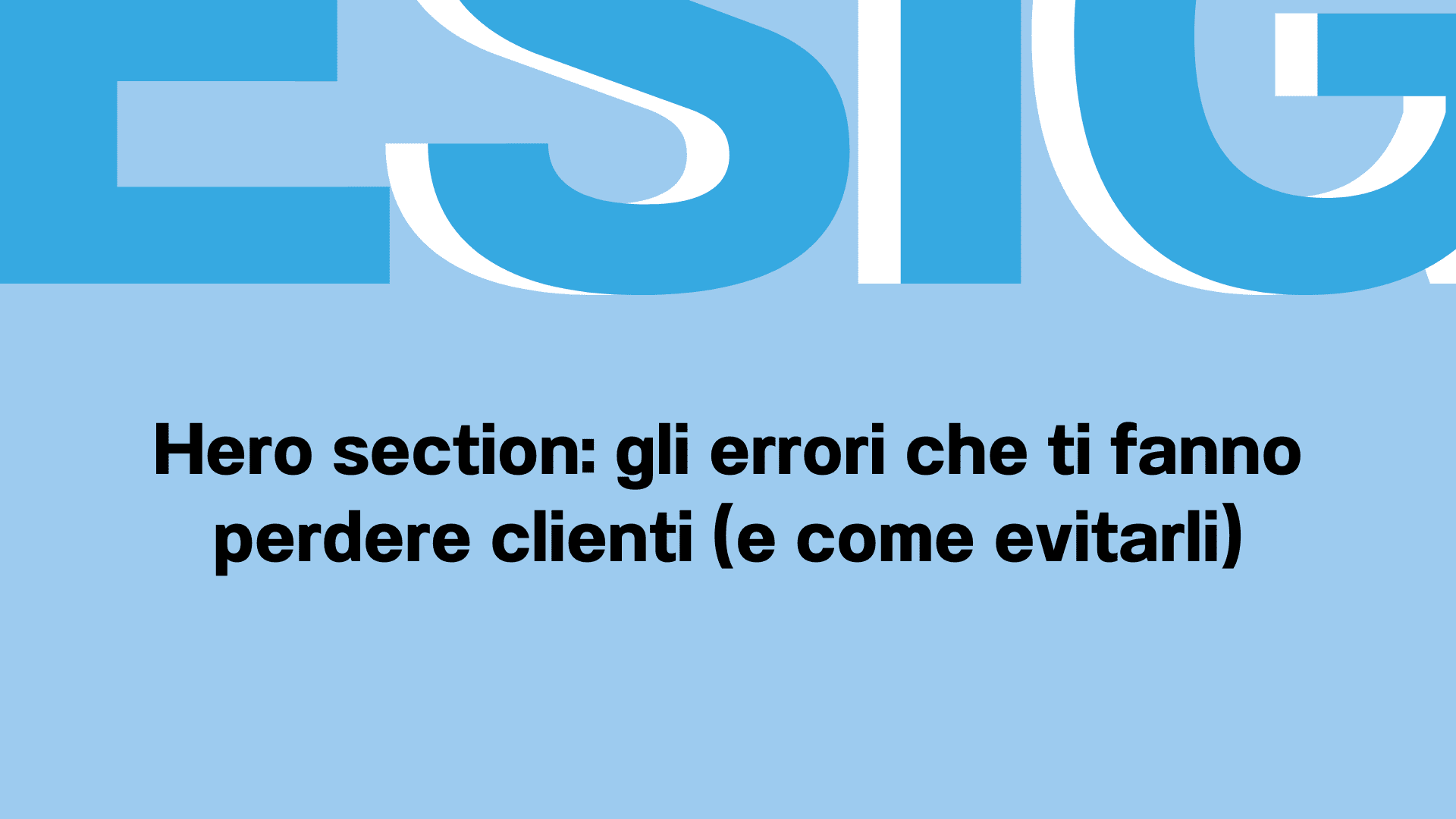 hero section guida