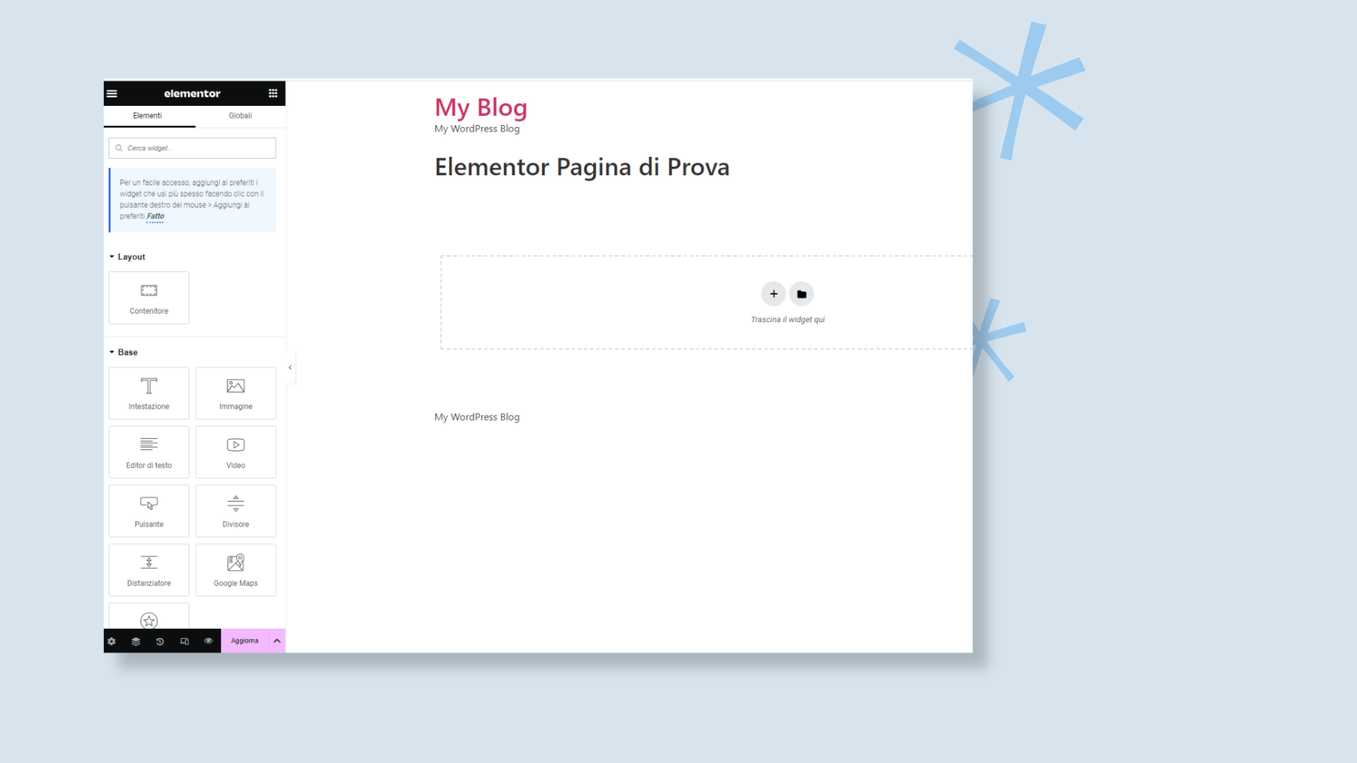 Come usare Elementor per creare siti web la guida completa - Editor di Elementor