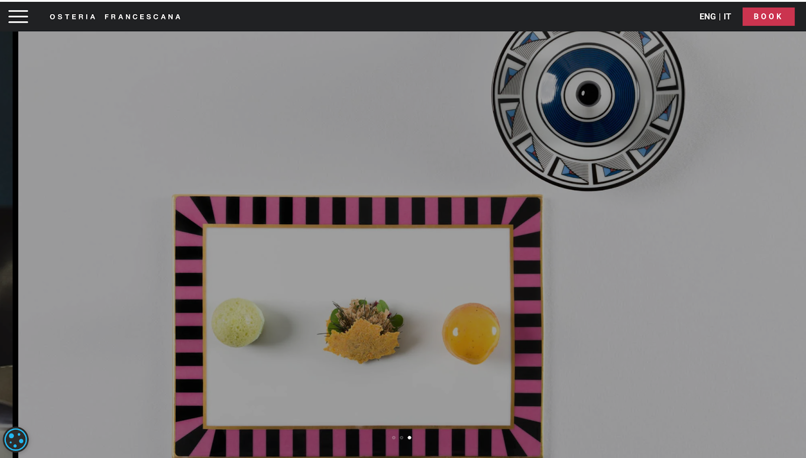 esempio sito web ristorante osteria francescana