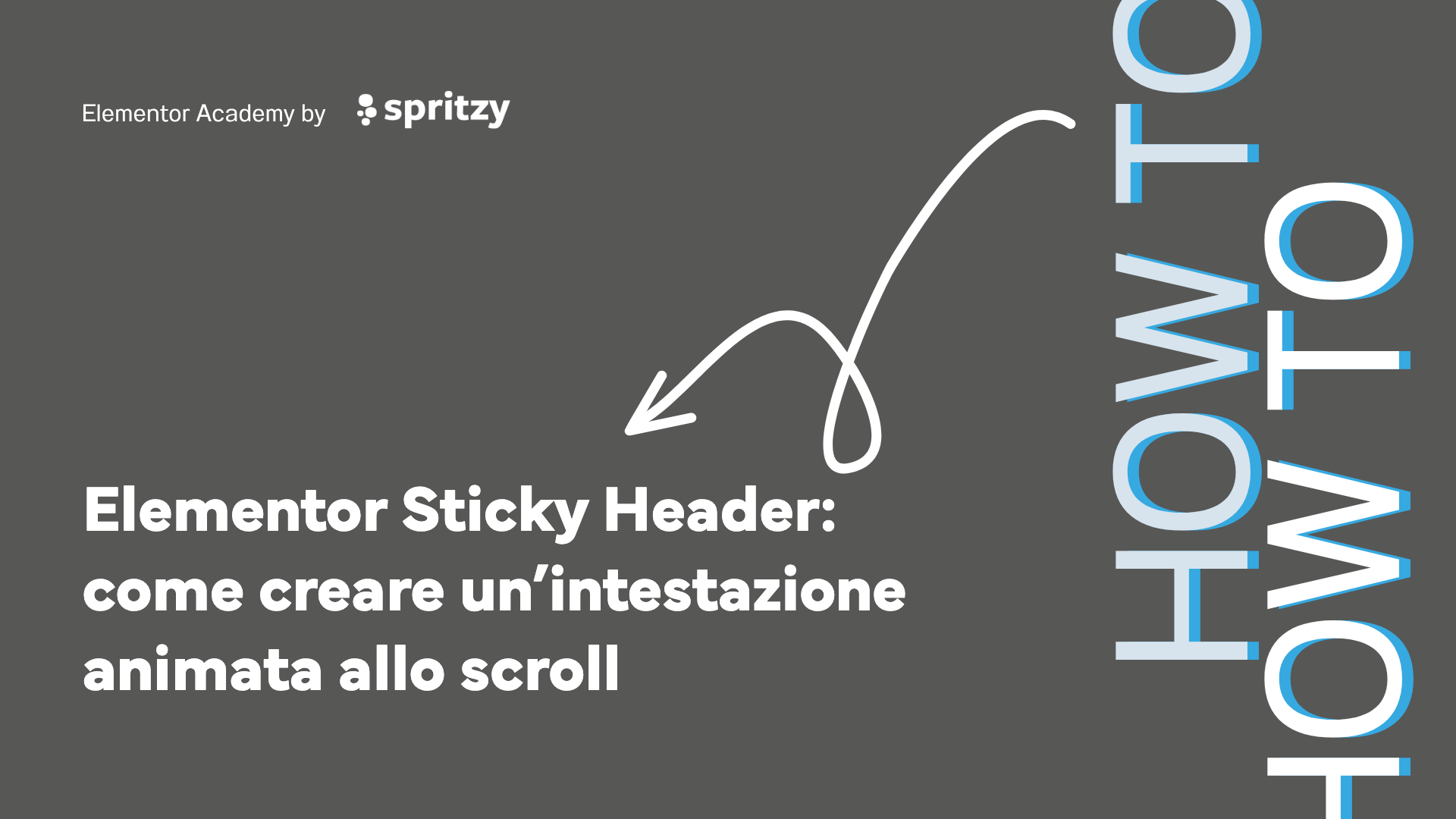 Elementor Sticky Header: come creare un’intestazione animata allo scroll